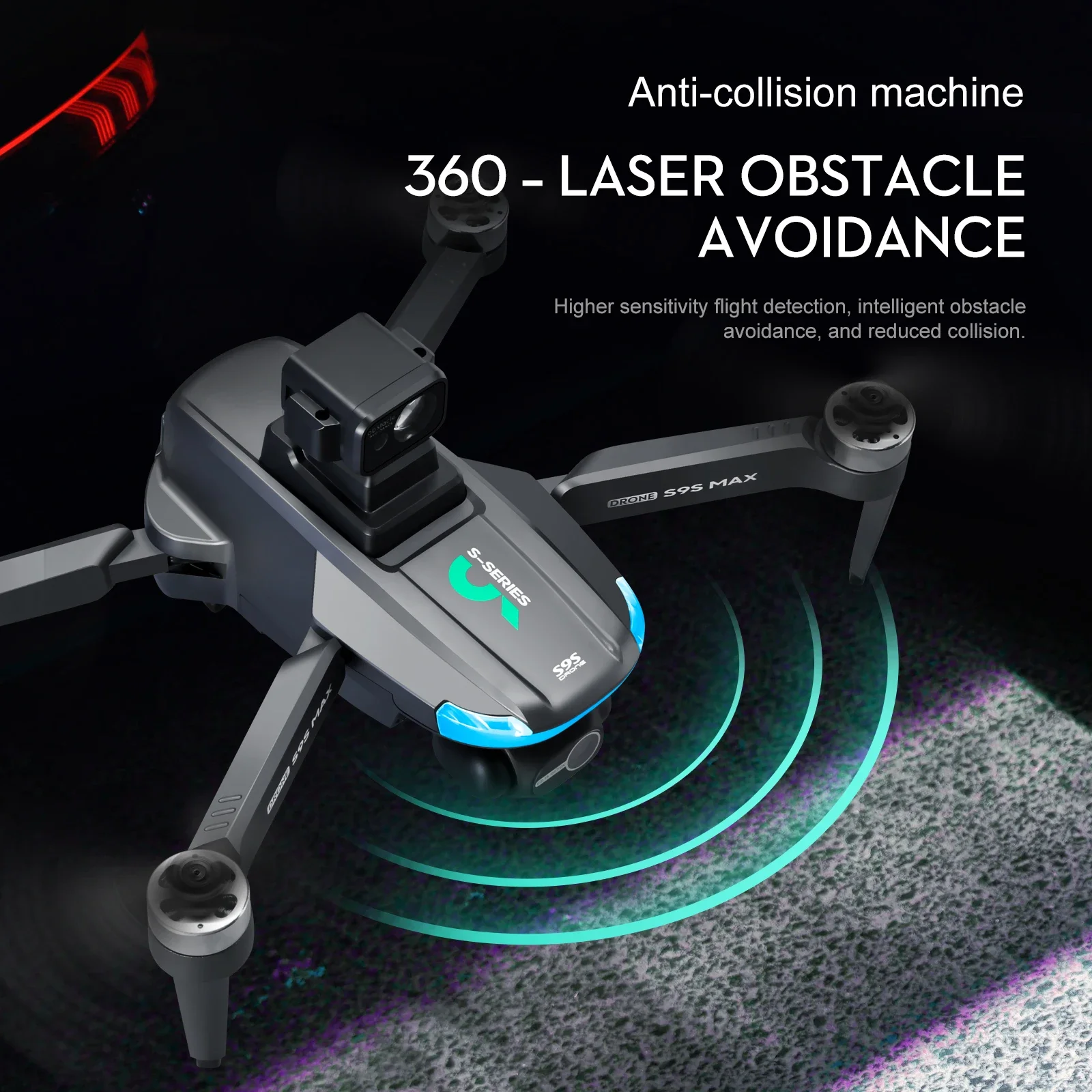 새로운 S9S MAX 미니 드론 4K 2축 PTZ HD - Drone Mapping 리뷰 및 가격